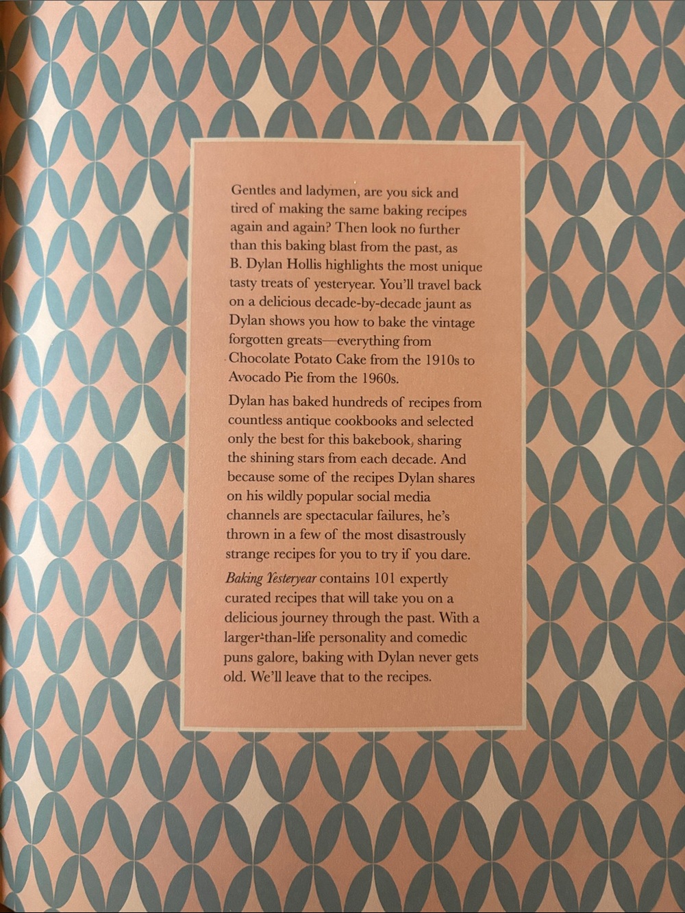Baking Yesteryear Cookbook B. Dylan Hollis - hard cover baking recipe book - Picture 3 of 4